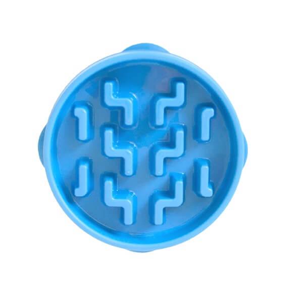 Outward Hound Fun Feeder Slo Bowl Medium/Mini Blau